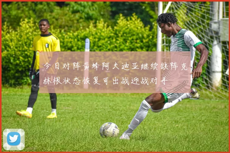 今日对阵黄蜂阿夫迪亚继续缺阵克林根状态恢复可出战迎战对手